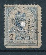 Barnás kármin színű. Katalógus érték: 10 000 HUF. / 1904. Turul, 50f.