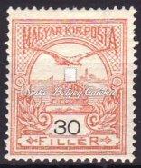Katalógus érték: 12 000 HUF / 1908. Turul, 35f.