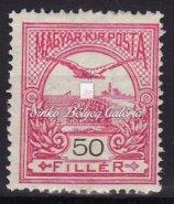 Turul 50f. V vízjellel. / 1908. Turul 50f. With V watermark. 1908. Turul, 50f.