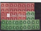 Szép állapotban. Katalógus érték: 90.000HUF / 1947. F. D. RooseveltL Straight picture position block of 4 miniature sheet set (8 miniature sheets).