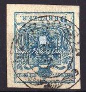 Typography 9 krajcár stamps with Southland cancellations. 1850.