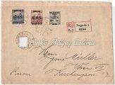 hátoldali garanciával. / 1918. SHS Croatia occupation. 1 f. postage due stamp with reversed overprint. With M. Bodor's guarantee at the back. 1918. SHS Horvátország megszállás. 10f. és 15f. 713.