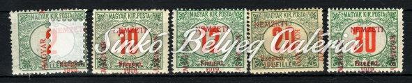 Tévnyomat: távoli "O" négyes tömbben. / 1919. Temesvár (Serbian occupation) Misprint: distant "O" in block of 4. 1919.08.19. Ajánlott távolsági levél.