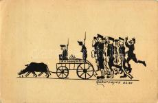 WWI Hungarian m ilitary humour s: Gábor 23102.
