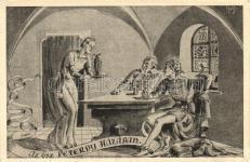 23258. Italian art postc ard, Couple, Erkal No. 23259.