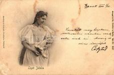 Halberstadt T2/3 23392. Ligeti Juliska; Str elisky fényképész T2/3 23393.