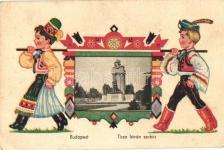 Tisza István szobor, folklór (E 20422.