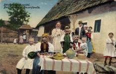 Hungarian folklor e, motorbike, artist sign 22848.
