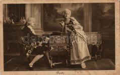 Lady and rabbit, litho (EB) T3 22949. Duetto, romantic couple (fl) T2/3 22950.