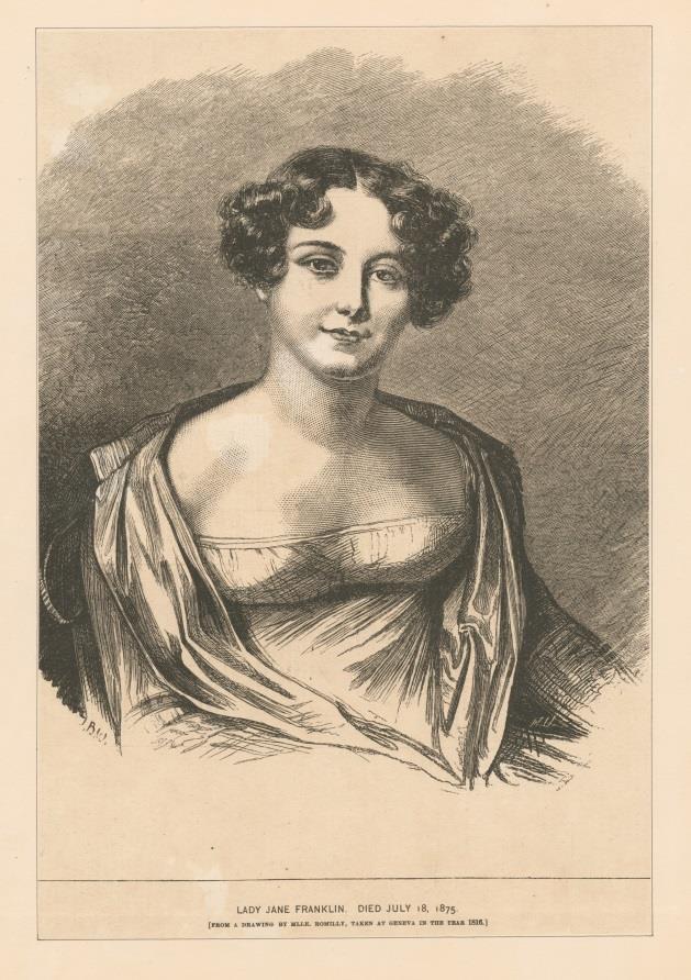 Feltűnt ugyanis második felesége, Jane Griffin (1791-1875) aktivitása.
