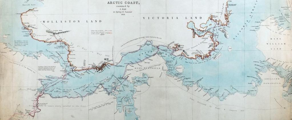 Ezt a Banks-szoros névre keresztelte (ma McClureszorosnak hívják). November 11-én beköszöntött a tél, s a nap csak 83 napos sötétség után, 1851. február 3-án kelt fel újra.