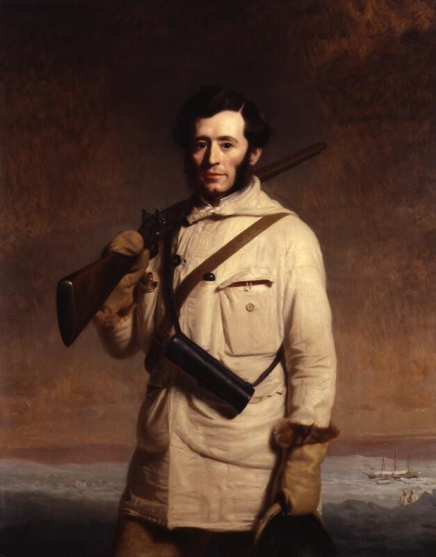 Leopold McClintock és William Robert Hobson. Innen szánok segítségével indultak útnak a következő nyáron a környék felderítésére. 1859. március 1- én eszkimókkal találkoztak.