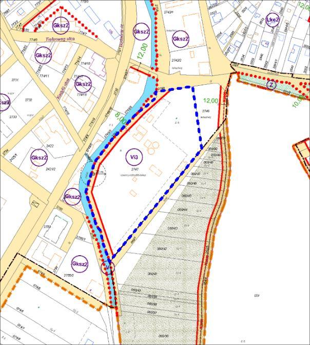 -ú ingatlan területe több, mint 6500 m 2. Bőségesen megfelel a kb. 500-1500 m 2 -t igénylő hulladékudvar számára.