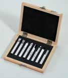 Multipurpose turning tool set Multipurpose turning tool set 5-részes, alu-dobozban Szár 10 / 12 / 16 / 20 mm 5 pcs.