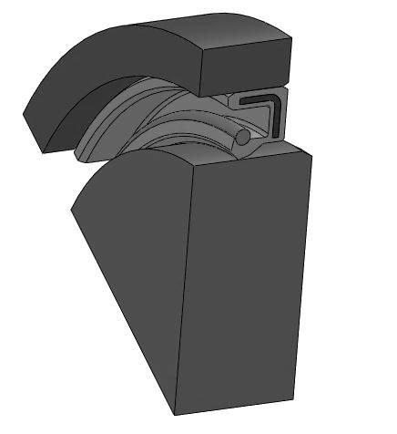 RADIÁLIS TENGELYTÖMÍTÉS ÉRINTKEZÉSI VISELKEDÉSE CONTACT BEHAVIOUR OF A RADIAL SHAFT SEAL Márton Zoltán MSc hallgató*; Dr.