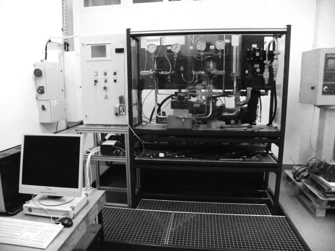 ARÁNYOS SZELEP VIZSGÁLÓ MUNKAHELY A SZERSZÁMGÉPEK TANSZÉKÉN PROPORTIONAL VELVES TESTING WORKPLACE AT THE MACHINE TOOLS DEPARTMENT Barna Balázs * ABSTRACT Within the program Improving the national and