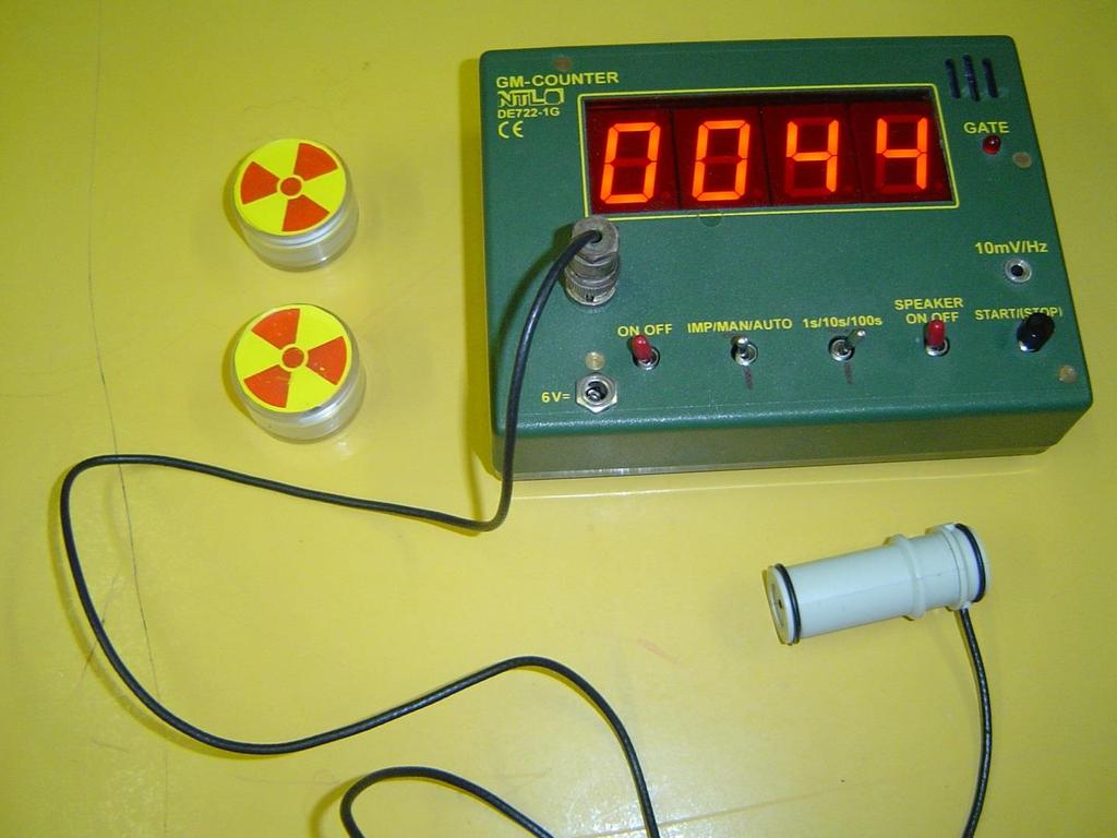 16. Radioaktivitás mérése Geiger-Müller