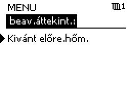 3.5 Beavatkozás áttekintés Ebben a részben általánosan ismertetjük a funkciót a ECL Comfort 210/ 296/ 310 sorozatra vonatkozóan. A bemutatott kijelzők jellegzetesek és nem alkalmazásfüggők.