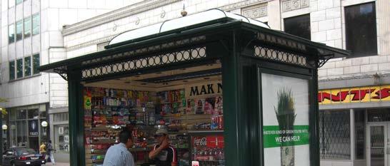 - Meghatározó vagy újonnan beépülő területeken új állandó kioszk nem létesíthető közút menti járdán, valamit gyalogos felületen,