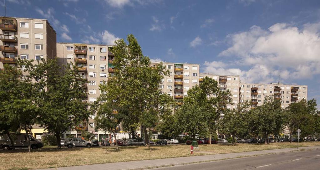 3.2 Modern nagyváros, lakótelepek Újpesten több helyen előfordul a nagyvárosias karakter, de legfontosabb közülük a Központi lakótelep és a Pozsonyi utcai lakótelep.