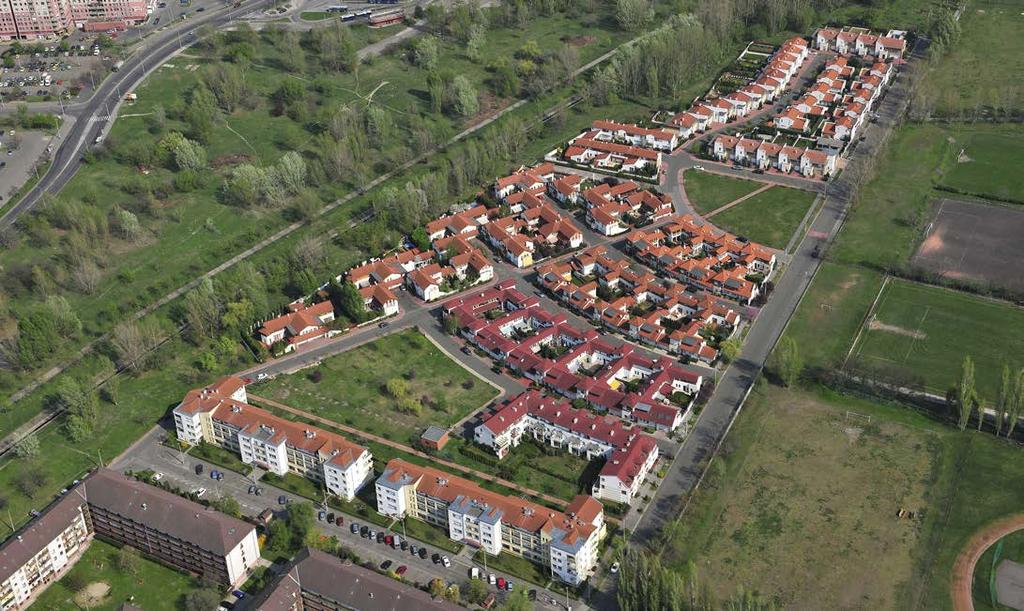 3.5 Egyéb kisvárosias karakterű területek A hagyományos kisvárosi karakter mellett több területet is jellemezhetünk így, de ezek építészeti arculata nagyon eltérő, a laza kisvárosi beépítéstől