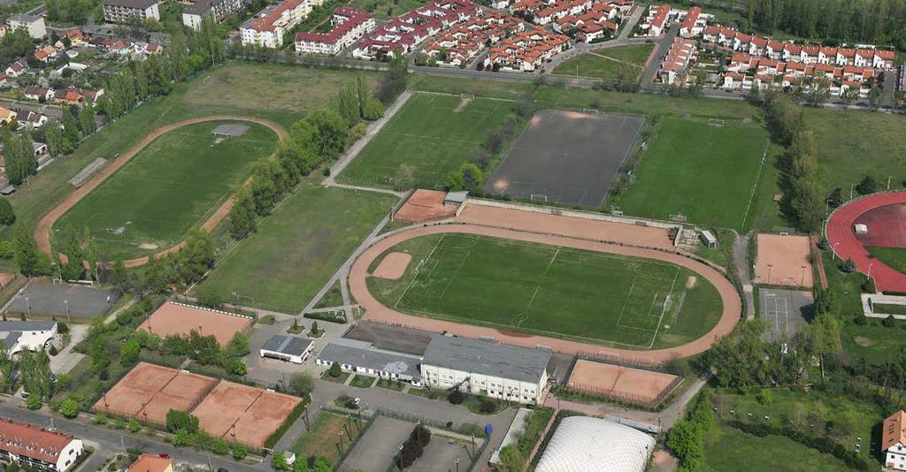 AJÁNLÁSOK JELENTŐS ZÖLDFELÜLETI INTÉZMÉNYEK TERÜLETEIRE - Ezen helyek legfontosabb eleme a főbejárat és a porta. Törekedni kell az átláthatóságra, a kerítések kultúráltak legyenek.