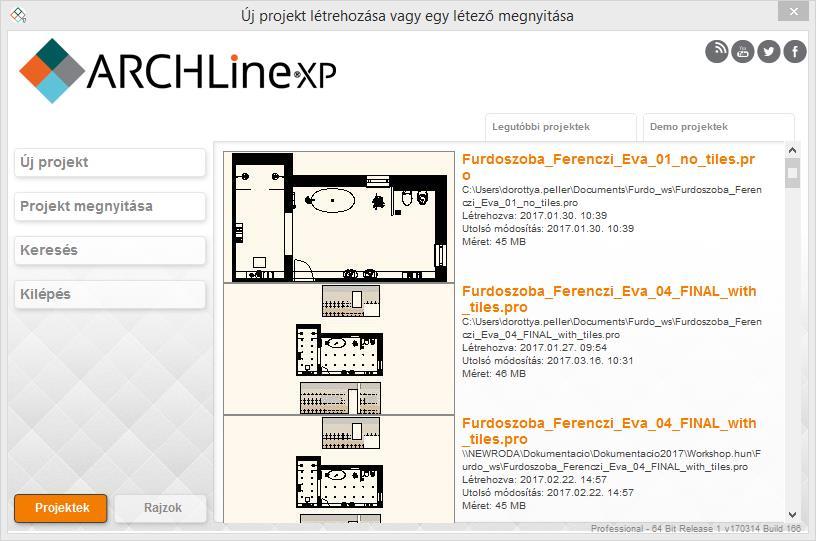 3. Lecke: Fürdőszoba tervezés - Burkolás 103 és válassza a:..\documents\archline.