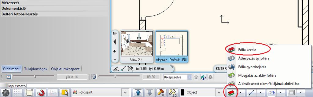 158 Abban az esetben, ha nem sikerült minden lépést pontosan követni, töltse be a projekt mostani állapotát WS_kitchen_step4.pro fájl kiválasztásával. 4.9.