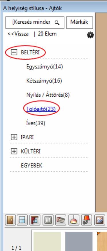 18 1.4.2. Helyiségvarázsló felülete Áttekintés 1. Fal kereső: A Fal kereső ikonra rákattintva a helyiség jobbra/balra forog, megjeleníti a kívánt falat, melyen dolgozni szeretnénk.