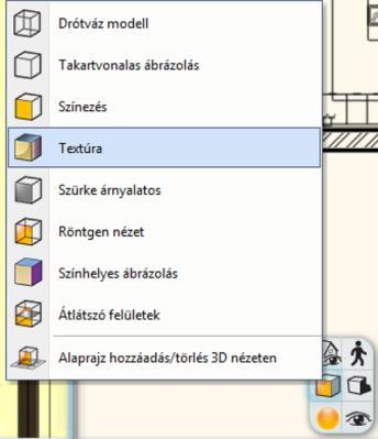 1. Lecke: Nappali tervezés 49 A perspektív ablakban beállítunk