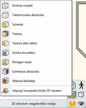 A különféle nevezetes nézetek közötti könnyű váltásnak köszönhetően bármikor ugyanilyen könnyedén beállíthat egy-egy speciális nézetet a 3D modellről, amikor erre szükség nyílik.