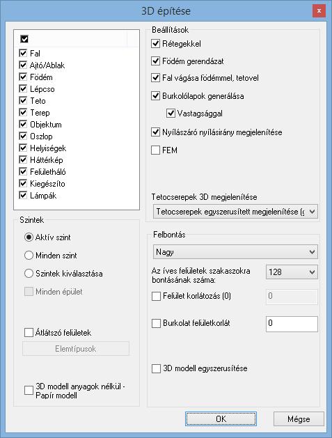 Eljött az ideje annak, hogy megismerkedjen azzal, hogyan tudja az alaprajzi állapotnak megfelelő tartalmat megjeleníteni a 3D modellben! 2.4.6. Játék a modellel A 3D kalapács Az ARCHLine.