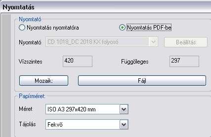 14. Nyomtatás 1219 14.3. Nyomtatás PDF formátumba ARCHLine.XP kezeli a közvetlen PDF fájlba történő nyomtatást.