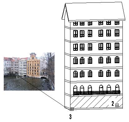 15. Modulok 1283 Adjon meg egy pontot a perspektív fotón: 1.