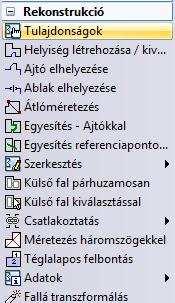 15. Modulok 1289 Először létrehozhat egy új helyiséget, amelynek elkészíti a vázlatát. A vázlat (skicc) elkészítése után az átlóméretezéssel pontosítható a helyiség szerkezete.