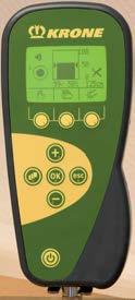 Alpha kezelő terminál és Medium fedélzeti elektronika: a bálázó két oldalán a végső tömörítési nyomást/bálaátmérőt a mutatók jelzik, emellet a terminál hangjelzéssel is szolgál a hálós kötözés