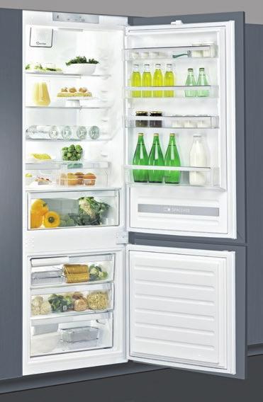 technológia 6 Érzék hőmérséklet szabályozás WHIRLPOOL RT 6501/* BÉPÍTHTŐ KOMBINÁLT HŰTŐSZKRÉNY 195/80 liter hűtő/