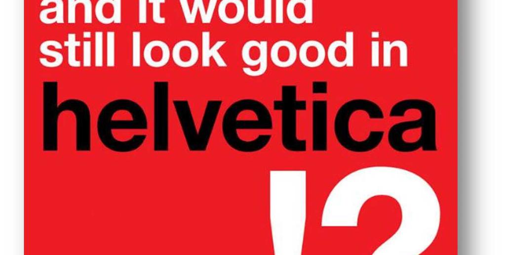 poszter: A Helvetica