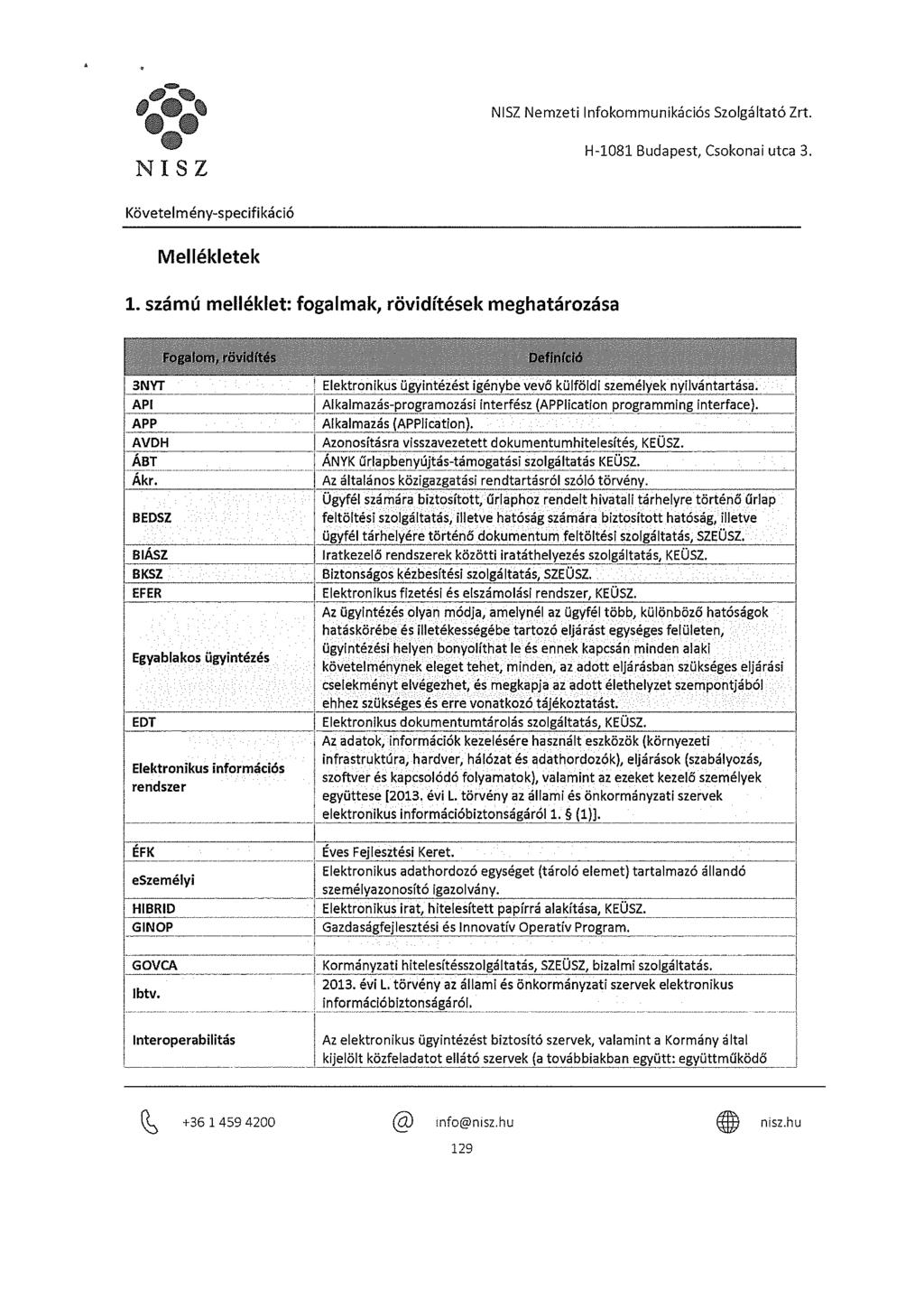ügyintézési infrastruktúra, helyen hardver, bonyolíthat hálózatleésésadathordozók), ennek kapcsáneljárások minden alaki (szabályozás,.0, Nemzeti Infokommunikációs Szolgáltató Zrt.