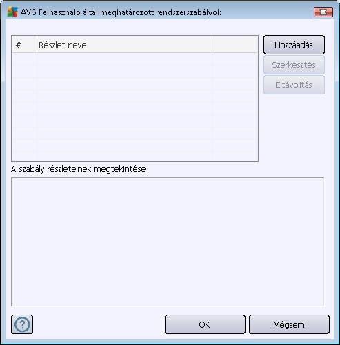 Vegye figyelembe, hogy a részletes szabálybeállítások összetettek, és elsősorban hálózati rendszergazdáknak szólnak, akiknek telj es felügyeletre van szükségük a tűzfal-konfiguráció felett.