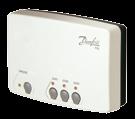 Danfoss Kft. 1139 Budapest, Váci út 91. RX vevő RF termosztátokhoz ((( ( Helyiség termosztátok RX vevőkészülékek Rádiófrekvenciás szobatermosztátokhoz (RET-B RF, TP7000 RF, TP5001 RF).