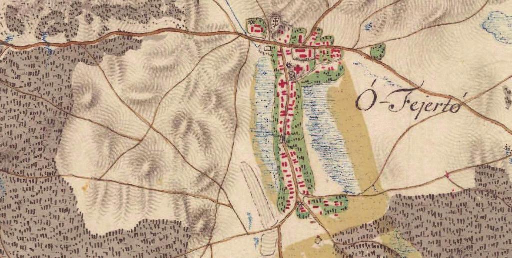 Ófehértó bemutatása 9 ÓFEHÉRTÓ A KATONAI FELMÉRÉSEKEN Az első katonai felmérésen (1763-1787) A