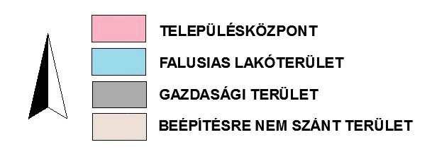 jellegű lakóövezetek, amik a központot veszik körül.