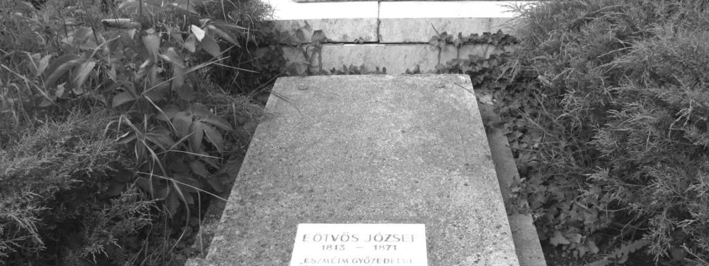 Eötvös József sírja Ercsi község központjában a Szent István utca és a Mázsaház utca sarkán az Eötvös-emlékmű mögött található.