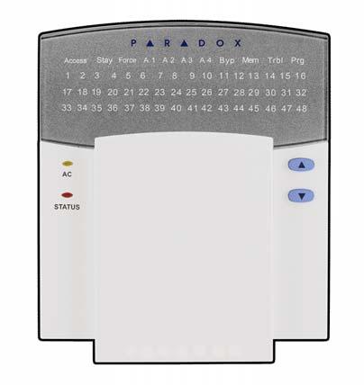 DGP-848 és EVO96 rendszerekhez 48-zónás LED