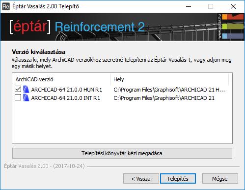 1. fejezet Első lépések 1.1 A megoldás telepítése A Vasalás 2.