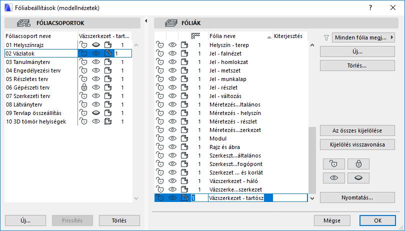 2. fejezet Az Éptár Vasalás 2.0 alkalmazás használata 2.1 A program használatának alapjai A vasalási tervekben az egyes szintek megjelenése eltér az építészeti tervek megjelenésétől.