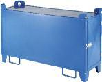 1254 típus 180 kg 1200 x 1000 x 910 mm 500 l 1000 kg 285 285,- 300 300,- 6033-0 típus (láda) 46 kg 1200 x 800 x 790 mm 43 700,- 46 000,- 500 l 500 kg Konténerek
