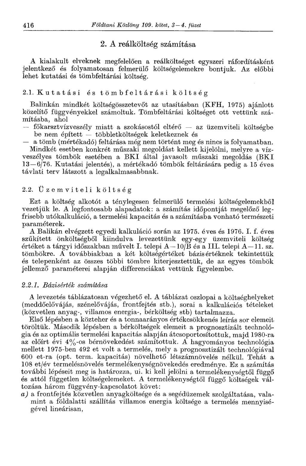 416 Földtani Közlöny 109. kötet, 3 4. füzet 2.