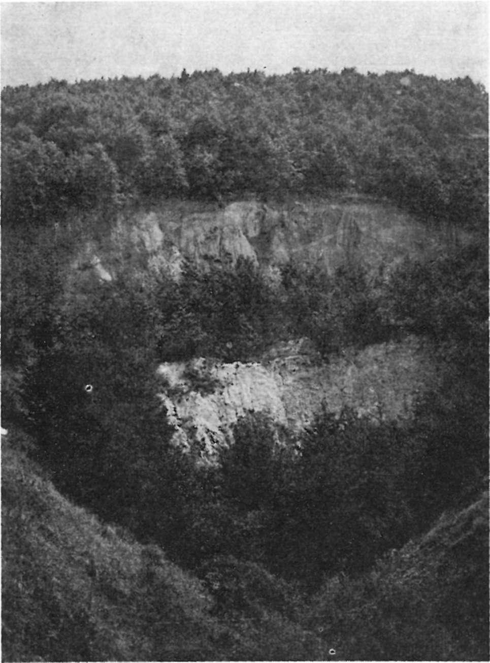 Meteoric waters will always accumulate on the bottom of the subsidence az andezitben akadtak el (12. ábra).